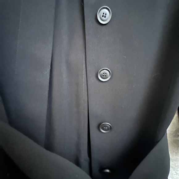 & Other Stories Black Long Suit Coat - Picture 9 of 10